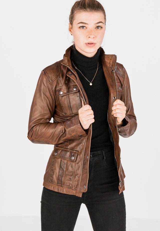 Lederjacke